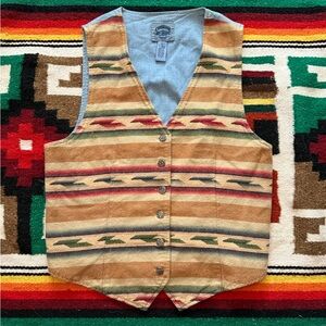 Cambridge Dry Goods Multicolor Striped Vest